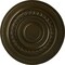 Ekena Millwork Oldham Ceiling Medallion (Fits Canopies up to 8 5/8"), Hand-Painted Green Gold, 18"OD x 1 1/4"P CM18OLGGS - alternate 1